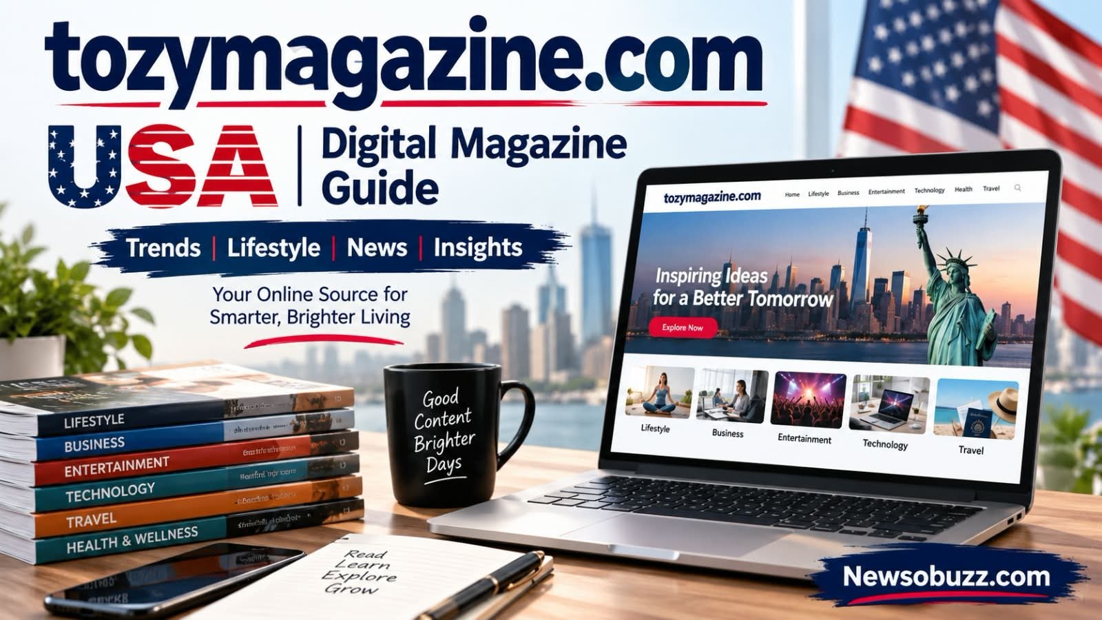 tozymagazine.com USA Digital Magazine Guide